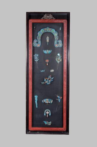 Framed Chinese Bridal Hair Ornaments