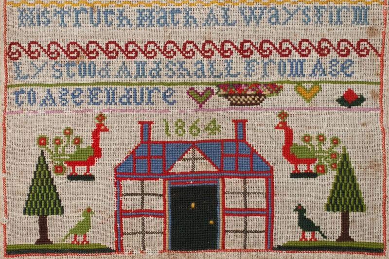 Reading Between Lines: Embroidered Samplers