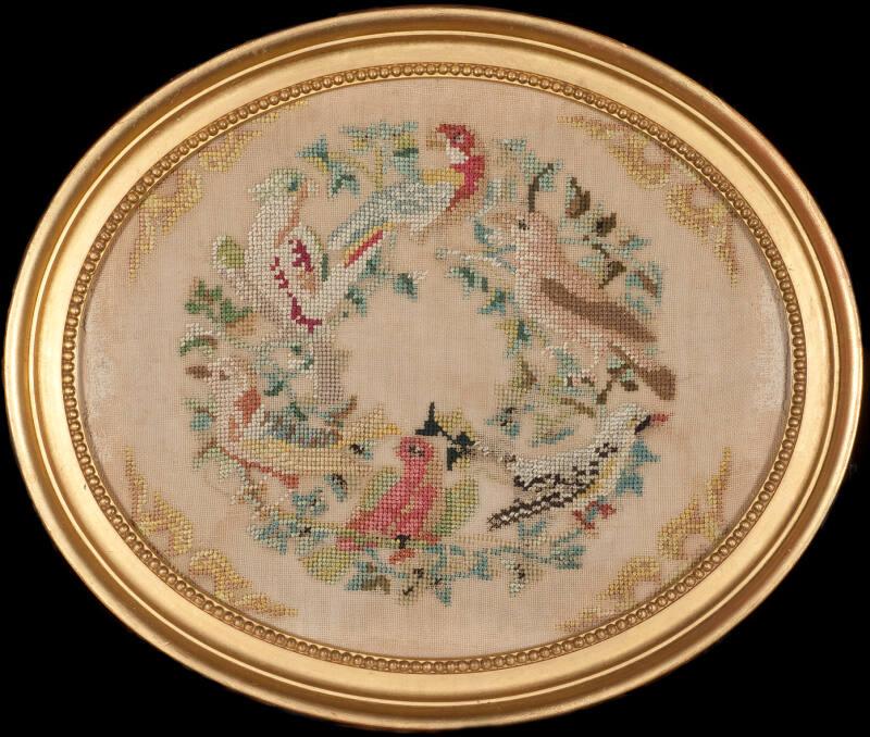 Bird Design Needlework Picture