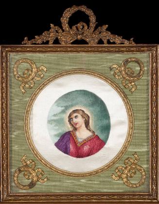 Needlework `Head Of Madonna