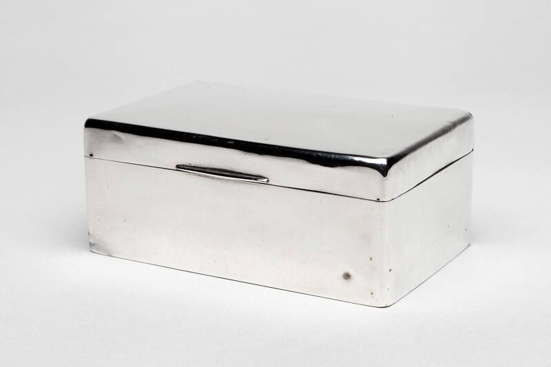 Silver Cigarette Box by James Carr