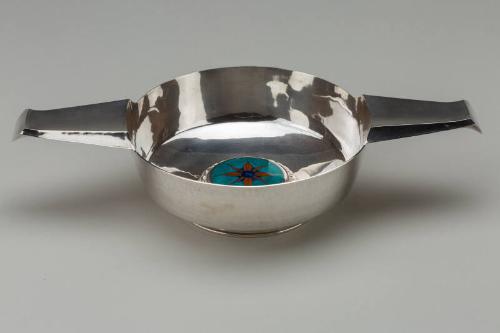 Silver and Enamel Quaich