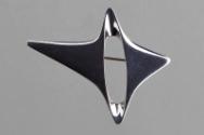 'Shooting Star' Brooch by Georg Jensen