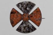 Maltese Cross Granite Brooch by A&J Smith