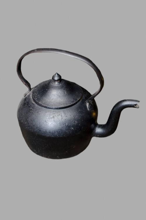 Large Iron Kettle