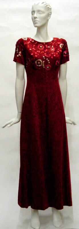 Red Velveteen Dress