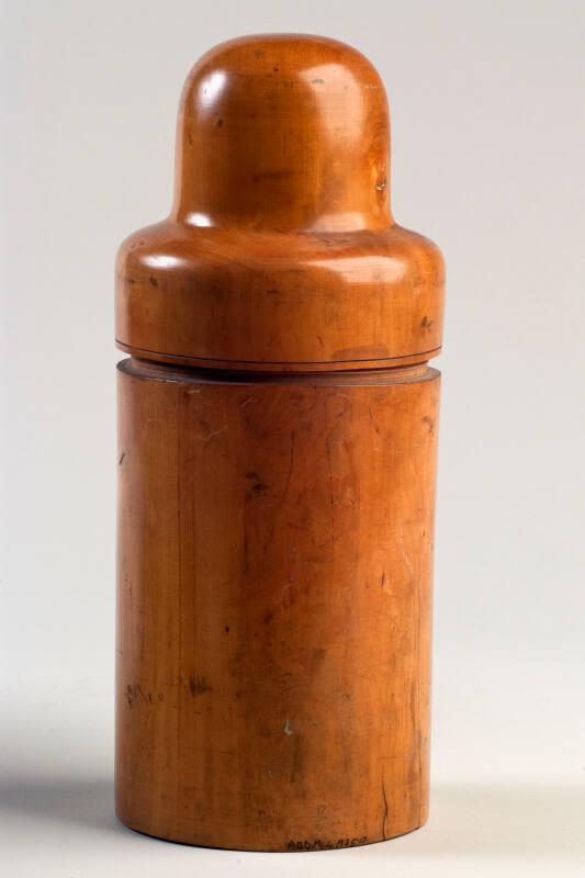 Boxwood Medicine Container and Bottle ETHER