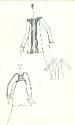 Drawing of Coat and Dresses for Alice Paul