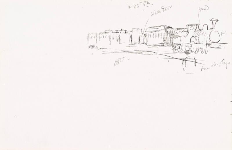 Steam Train, 4.45pm (Sketchbook - War)