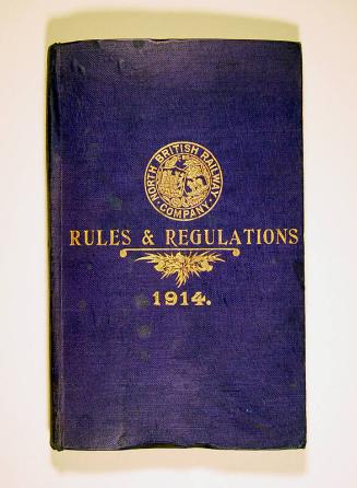 North British Railway Rules And Regulations