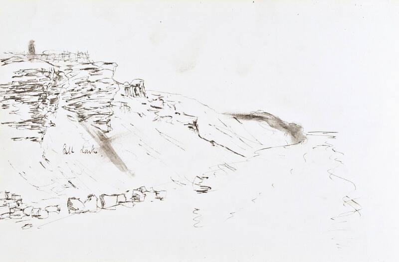 Landscape sketches (recto & verso) (Sketchbook - War)