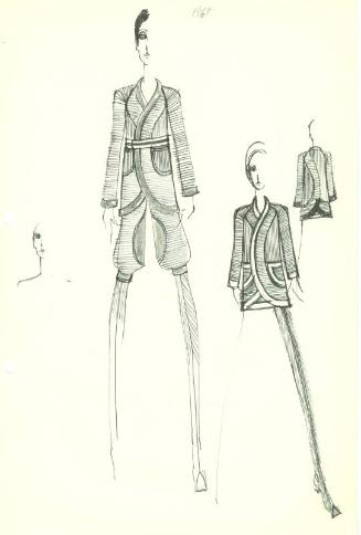 Drawing of Jacket and Knickerbockers
