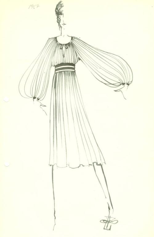 Drawing of Dress