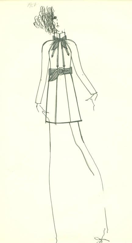 Drawing of Dress