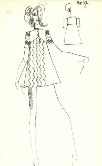 Drawing of Dress for Miss Elfer