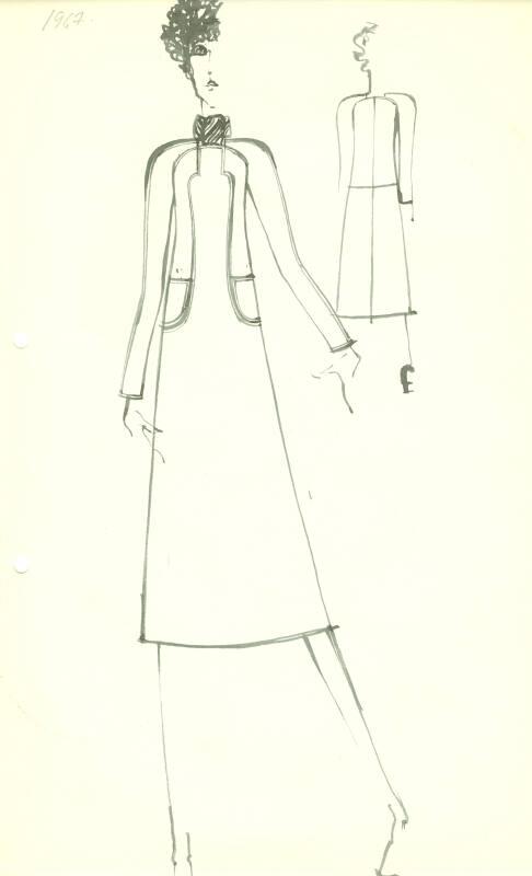 Drawing of Dress