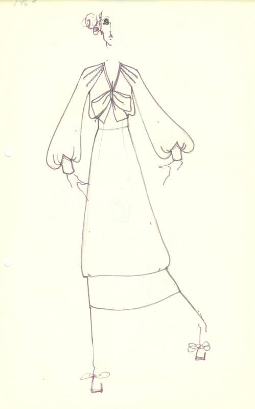 Drawing of Dress