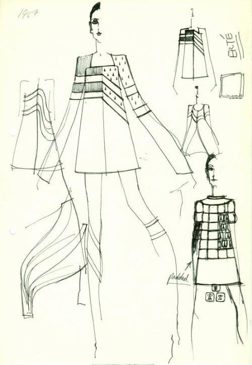 Drawing of Dress Designs