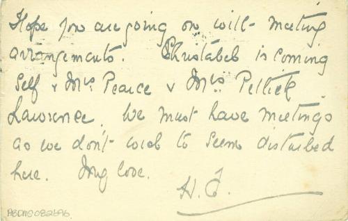 Postcard from Helen Fraser to Caroline Phillips