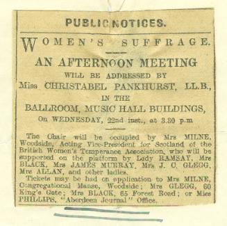 Public Notice for Meeting at the Music Hall