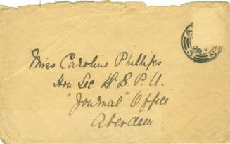 Envelope to Caroline Phillips