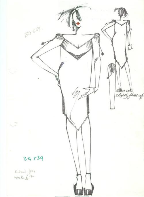 Drawing of Dress