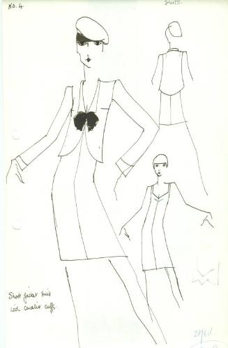 Drawing of Jacket and Dress Suit