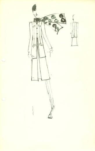 Drawing of Jacket and Skirt