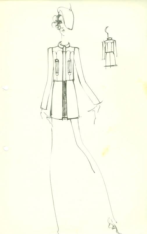 Drawing of Jacket and Skirt