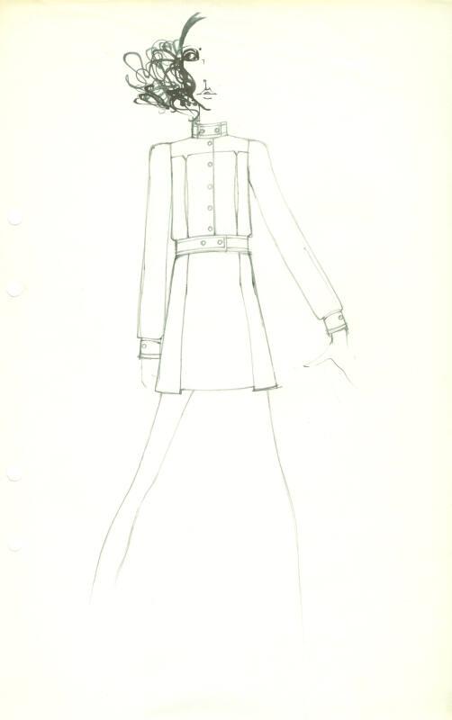 Drawing of Jacket and Skirt