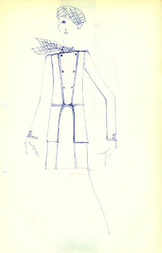 Drawing of Coat and Dress
