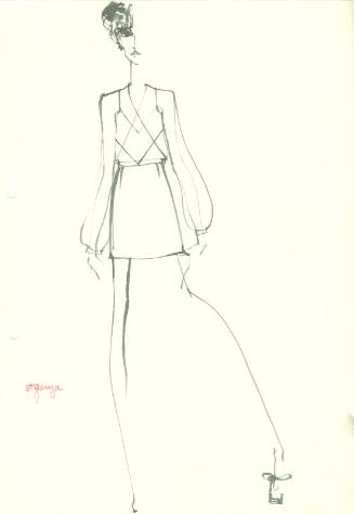 Drawing of Top and Skirt