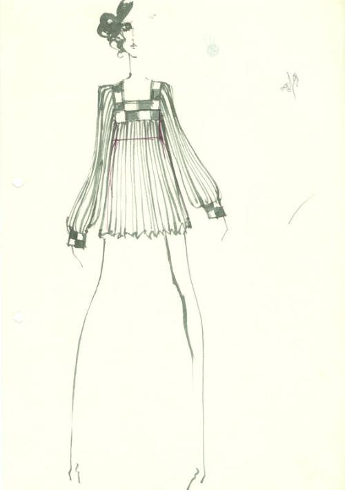 Drawing of Dress