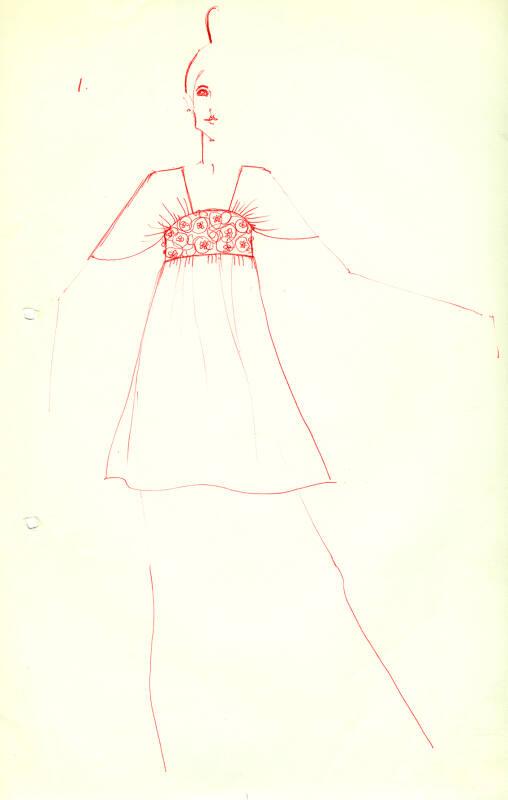 Drawing of Dress