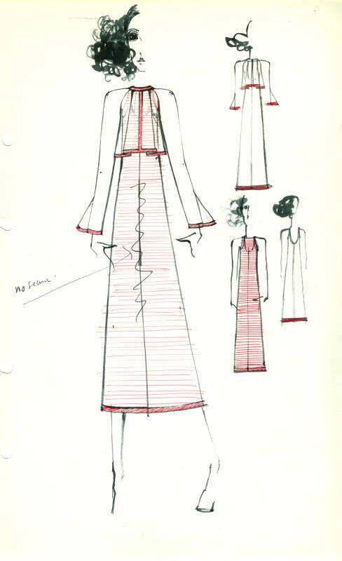 Drawing of Dress