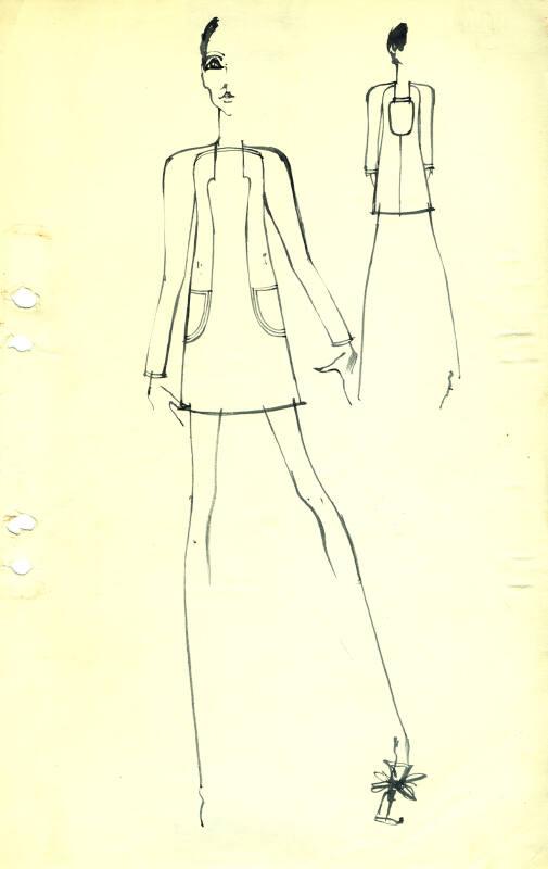 Drawing of Dress