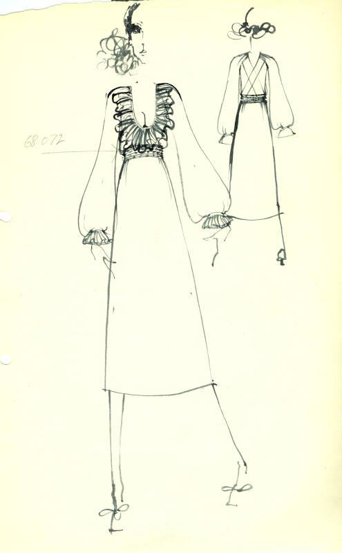 Drawing of Dress