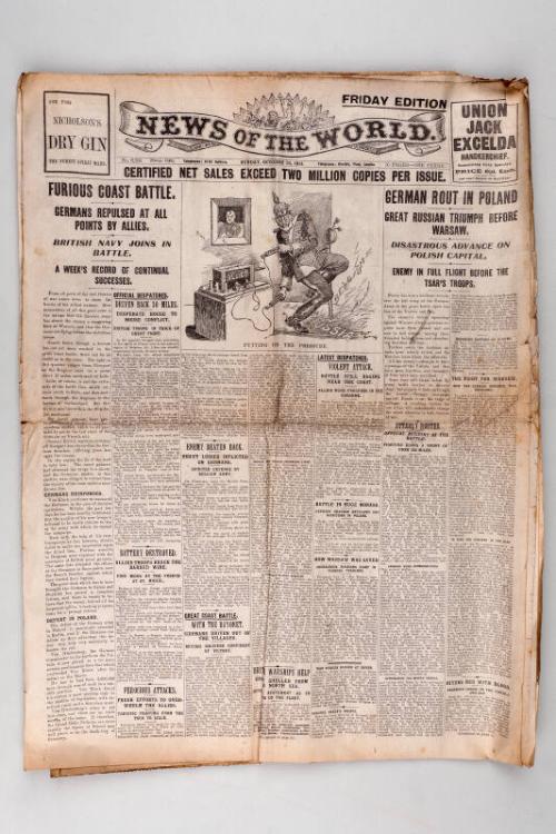 News of the World, October 25th 1914