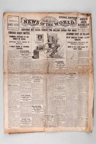 News of the World, October 25th 1914