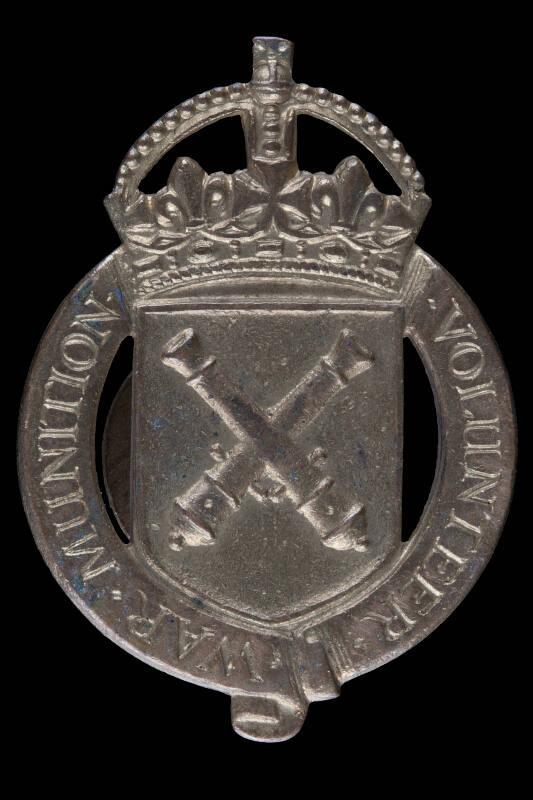 War Munition Volunteer Badge