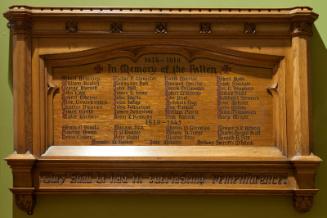 Saint Nicholas Church Memorial Plaque