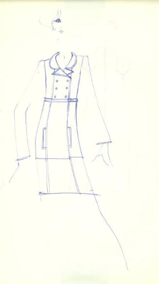 Drawing of Coat and Dress