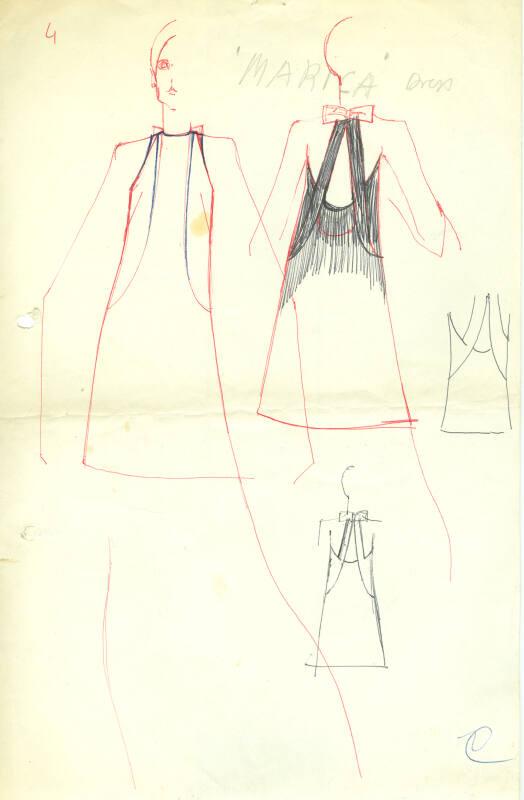 Drawing of Dress