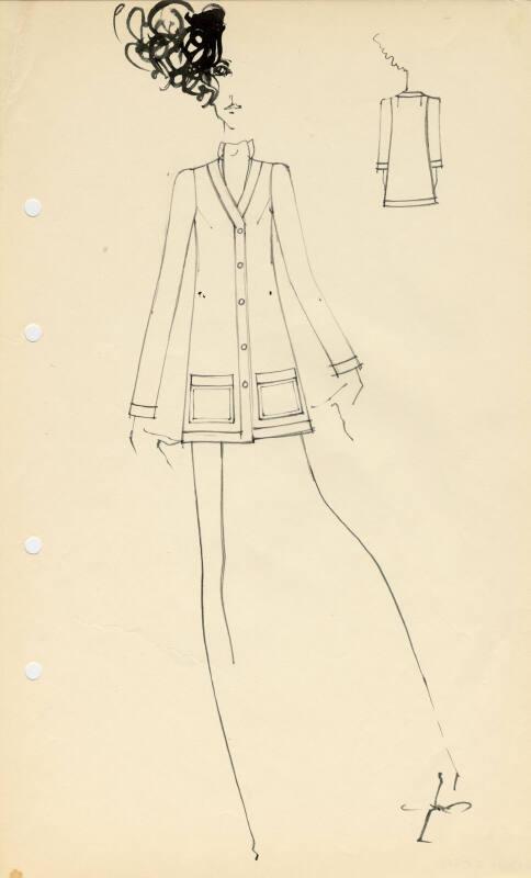 Drawing of Dress