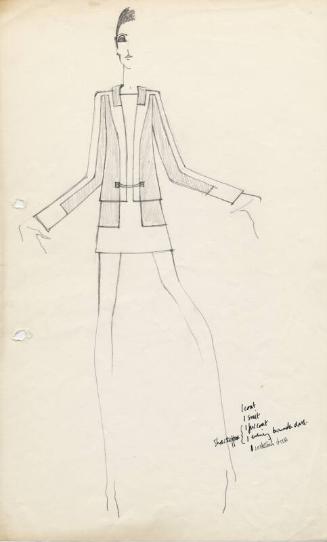 Drawing of Dress and Jacket