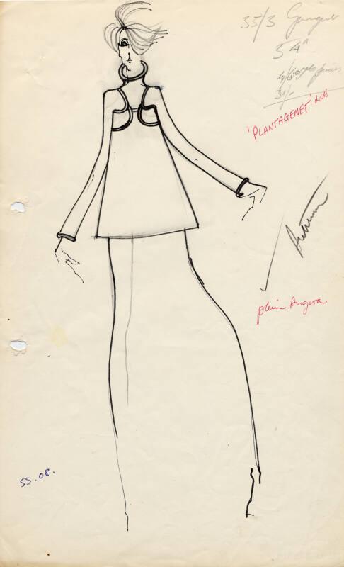 Drawing of Dress