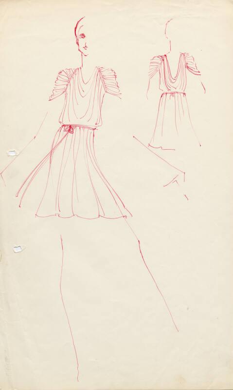 Drawing of Dress