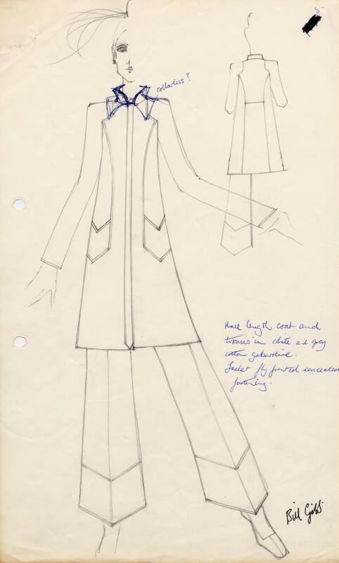 Drawing of Coat and Trousers