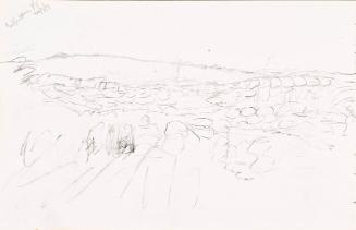 recto: Stoney Ground  verso: right hand side of Landscape Sketch - leaf from Sketchbook - War