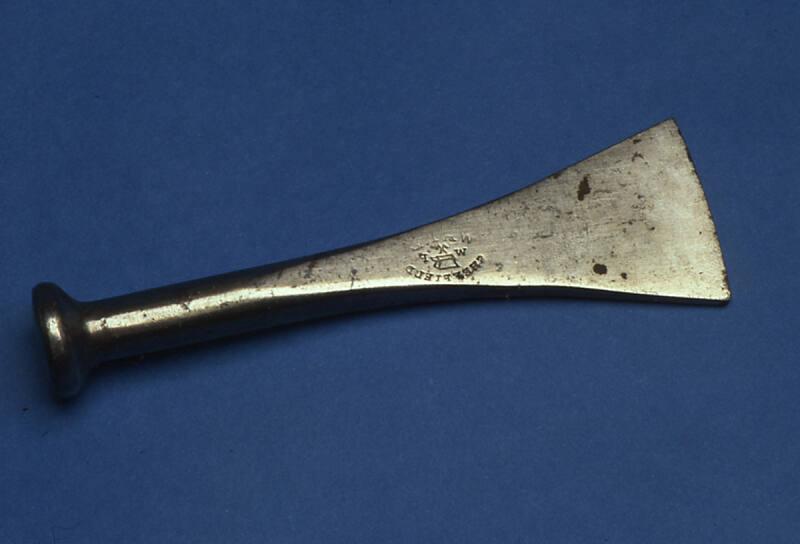 Caulking Iron Used By The Donor When He Was Employed At The Hall Russell Shipyard